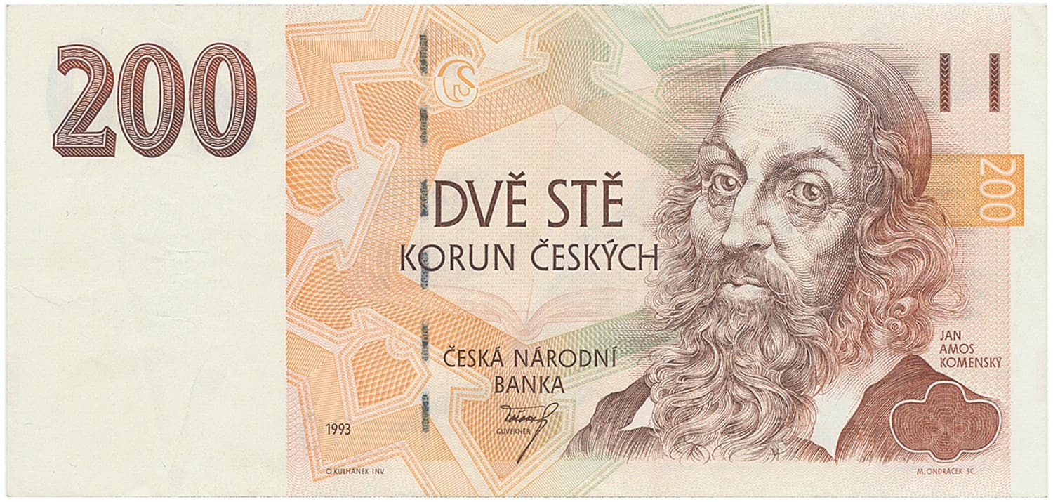 200 Koruna 1993, chybotisk REPUBLIQUE DU ZAIRE — avers a revers