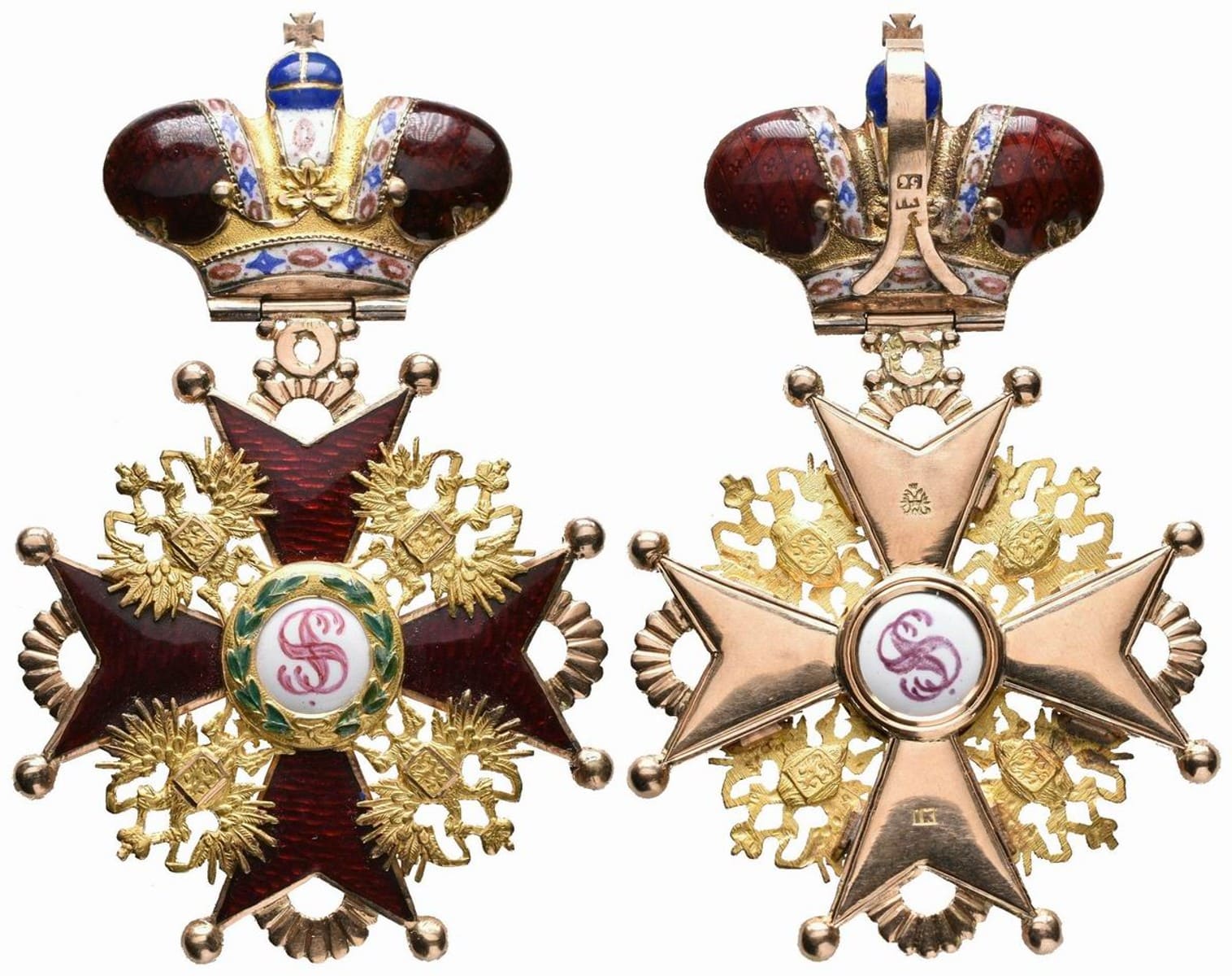 Řád sv. Stanislava III. třída s meči — celkový pohled