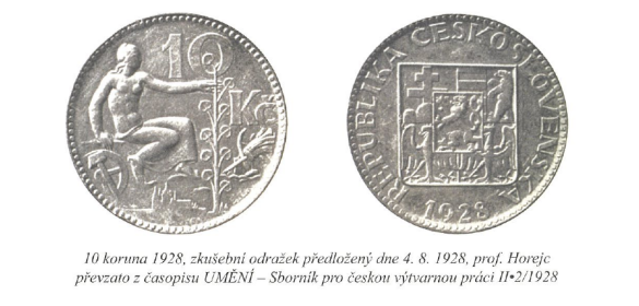 Archivní grafika k desetikoruně 1933