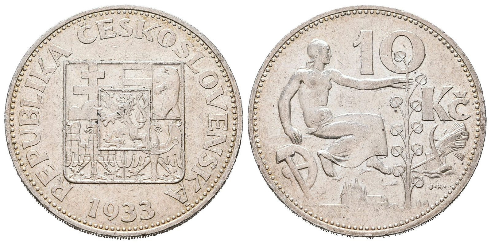 Seltene 10 Kronen 1933
