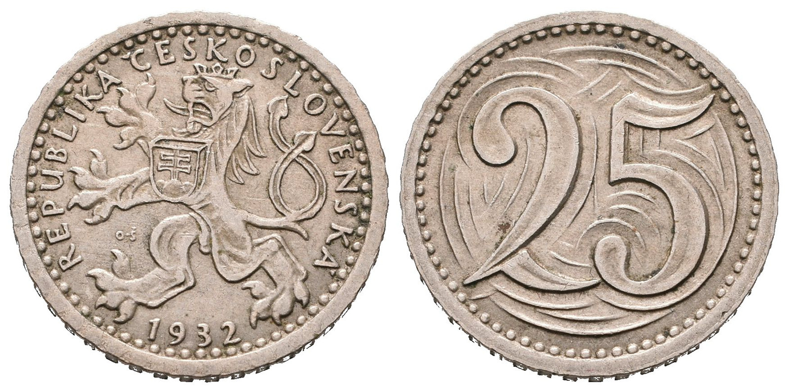 Seltene 25 Heller 1932