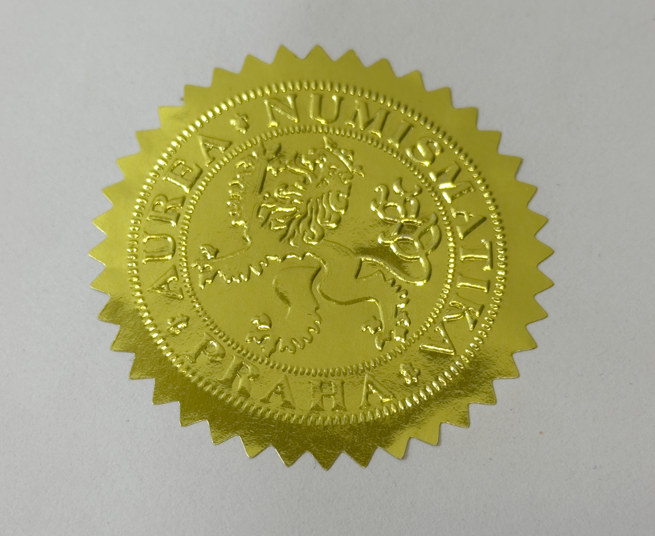 Detailaufnahme des AUREA-Reliefstempels